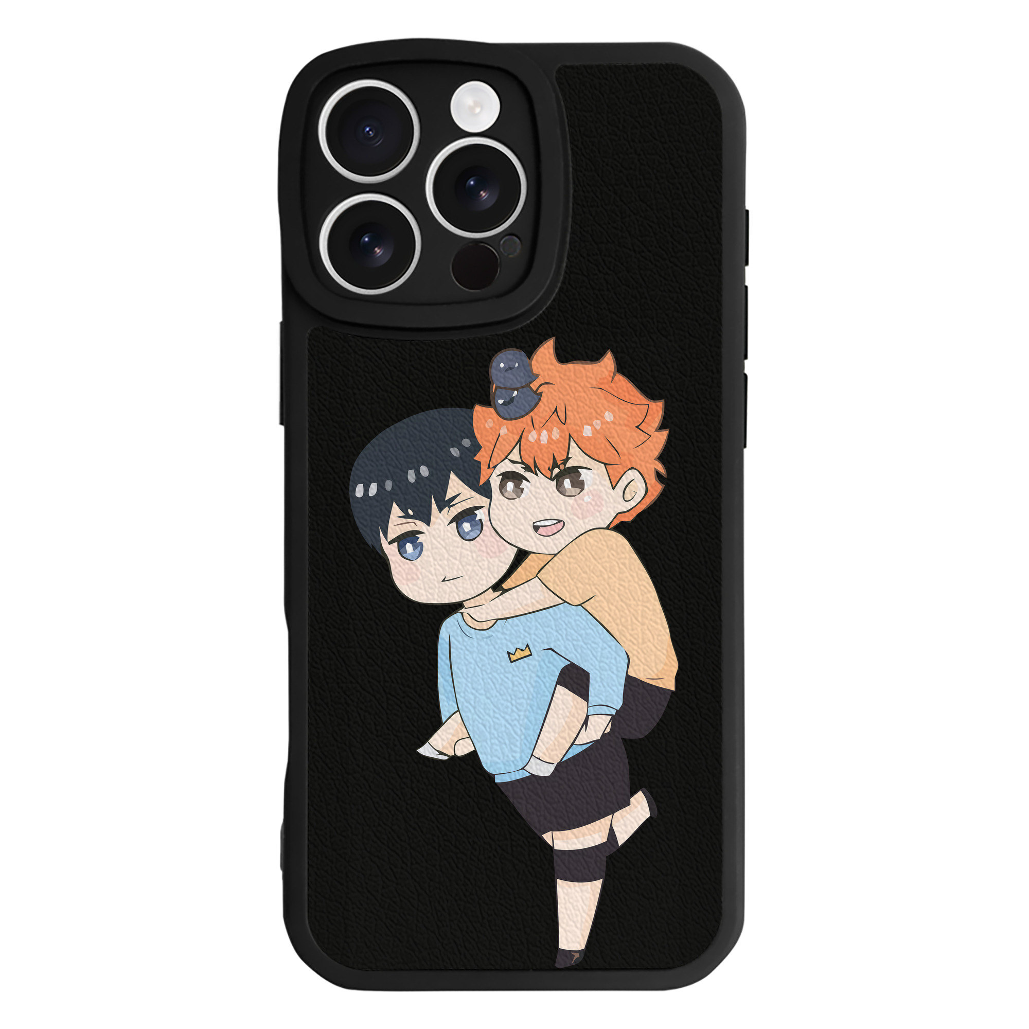 （画像用） ハイキュー!! Haikyu!! 【iPhone 16シリーズ対応】シリコンスマホケース（レザー調） 材質：シリコン